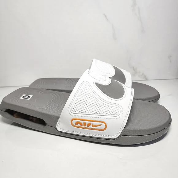 Nike Air Max Cirro Slides Men\'s White Grey Platinum Nike Air Max Cirro  main image 3
